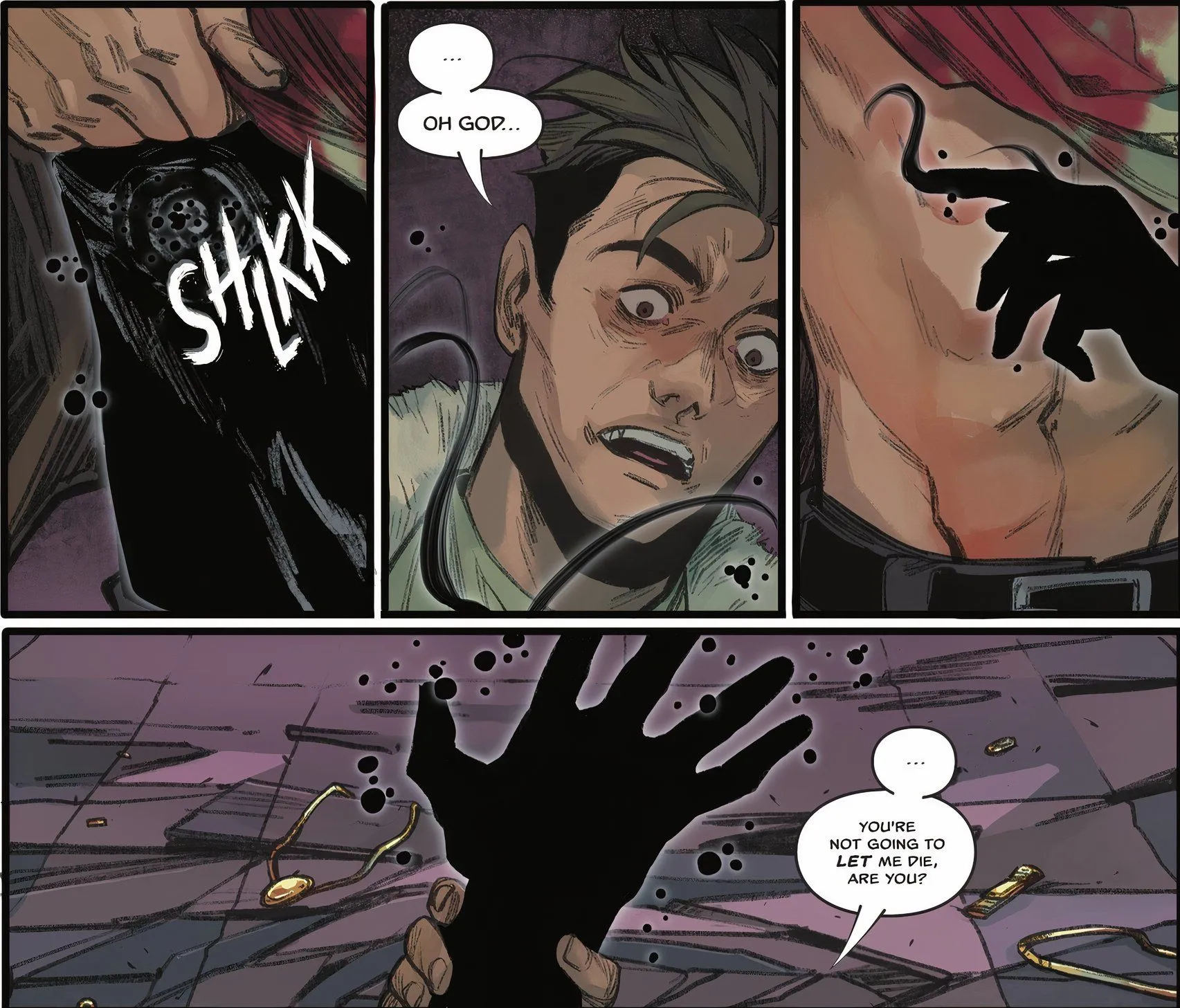Hal's Hand Won't Let Him Die DC Hal's Hand Won't Let Him Die DC