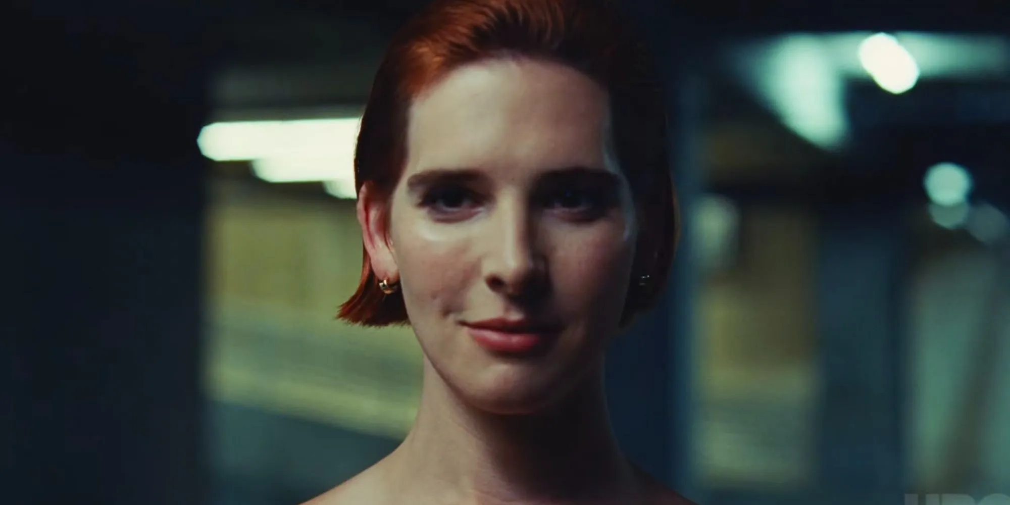 Talia (Hari Nef) smiling in The Idol Talia (Hari Nef) smiling in The Idol