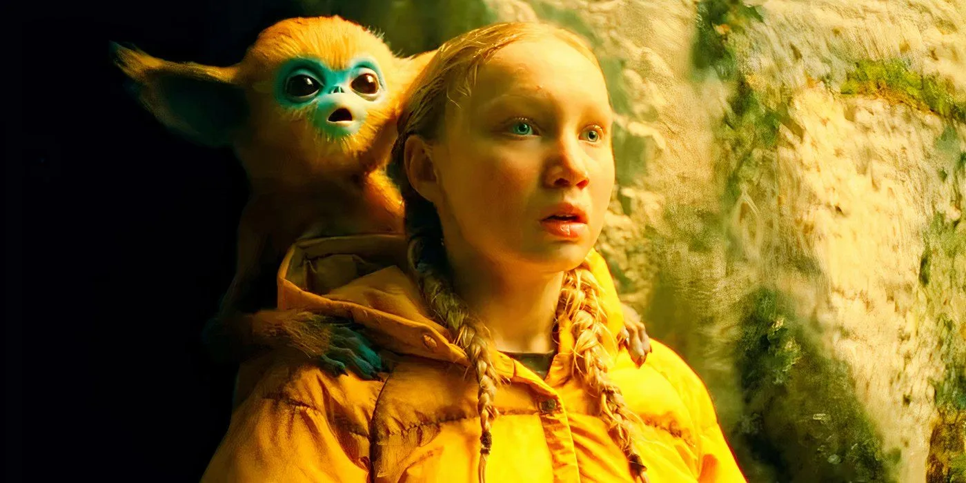 Helena Zengel with Ochi. Helena Zengel with Ochi.