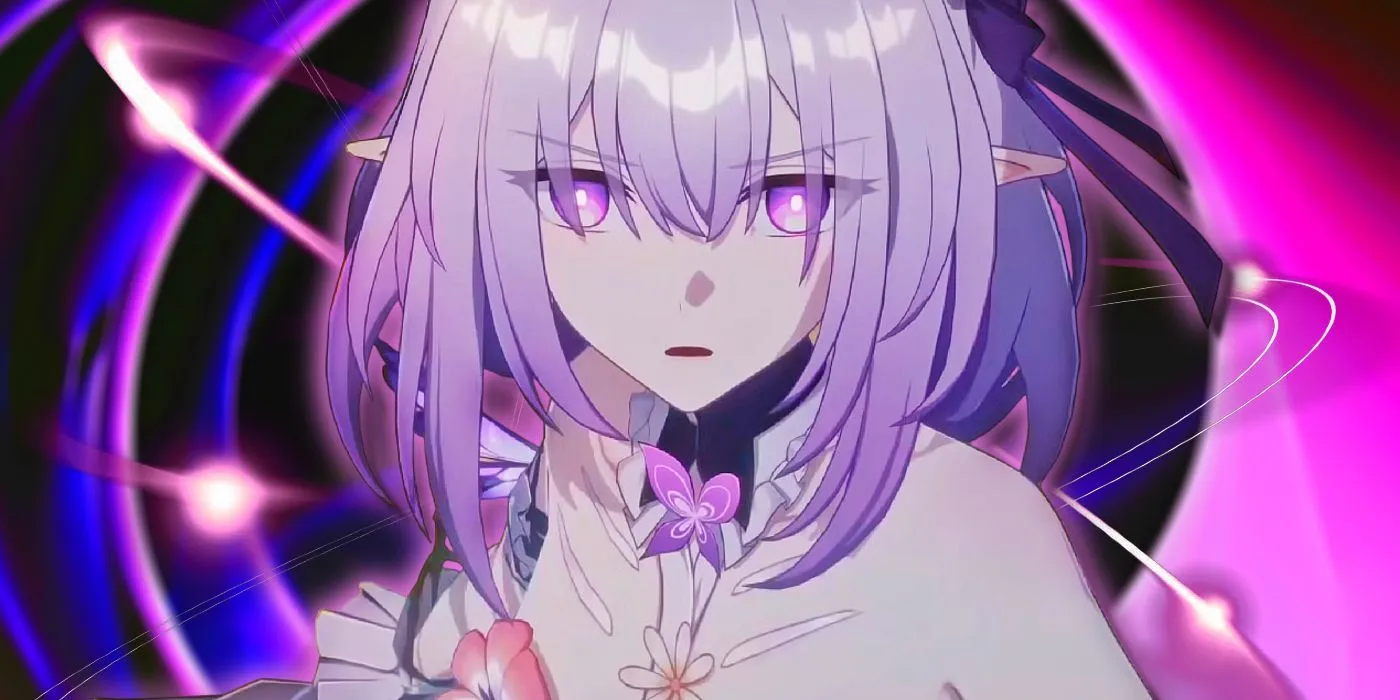 Honkai Star Rail's Castorice looks angry.