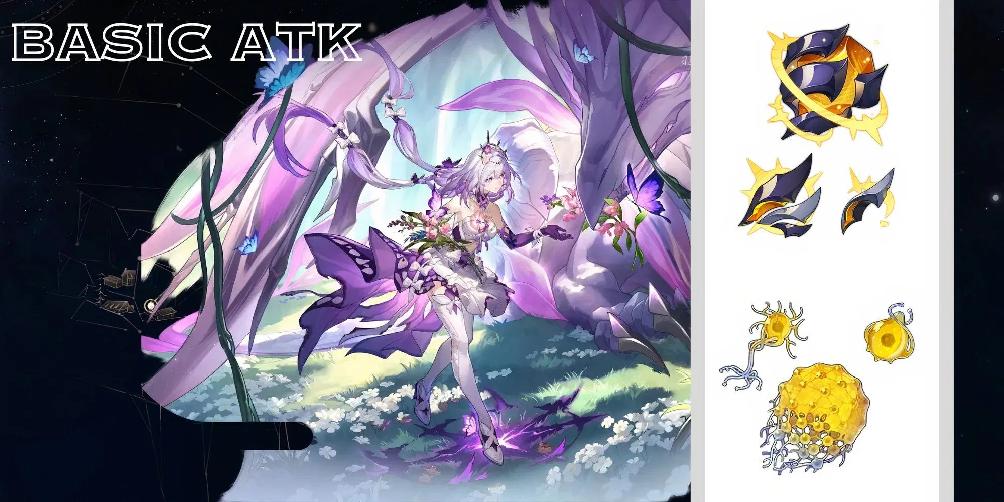 Honkai Star Rail - Castorice Basic Attack Traces