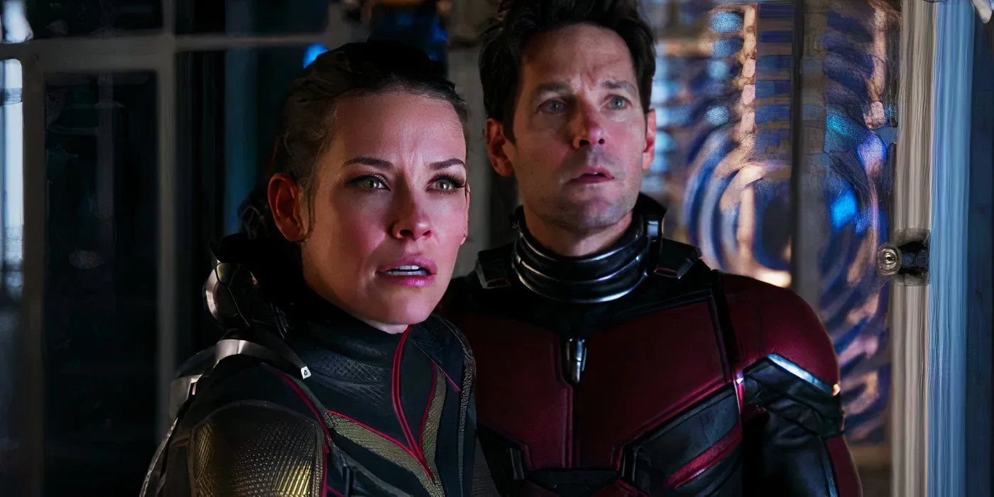 Scott Lang and Hope Van Dyne in Ant-Man and the Wasp