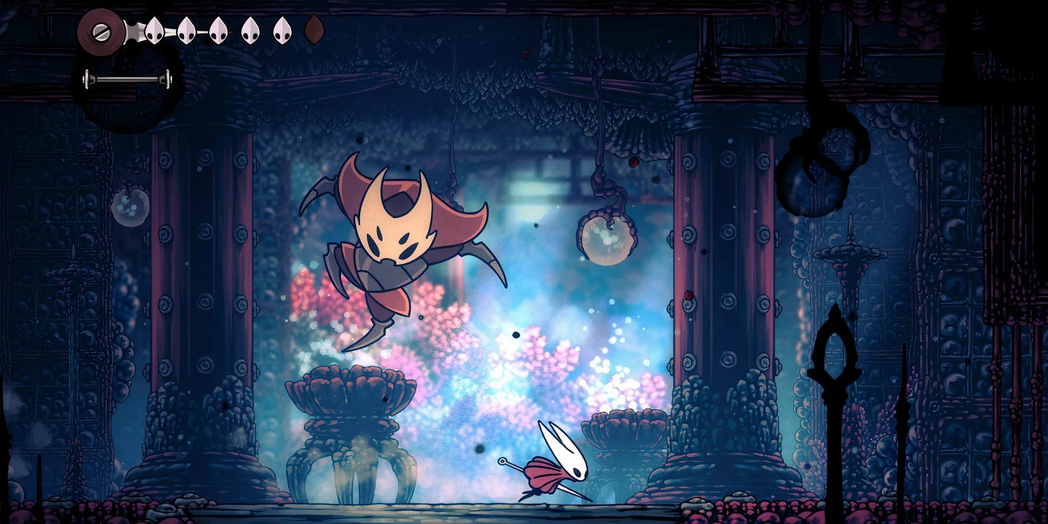 Hornet running past an enemy in Hollow Knight: Silksong Hornet running past an enemy in Hollow Knight: Silksong