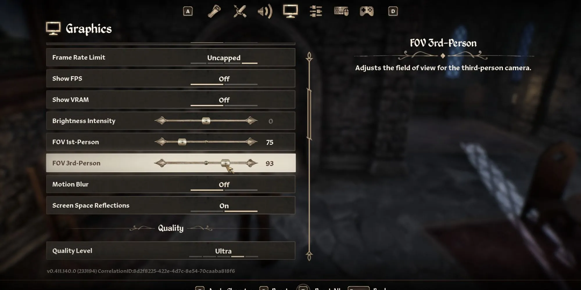 Third Person FOV Settings in Oblivion Remastered Third Person FOV Settings in Oblivion Remastered