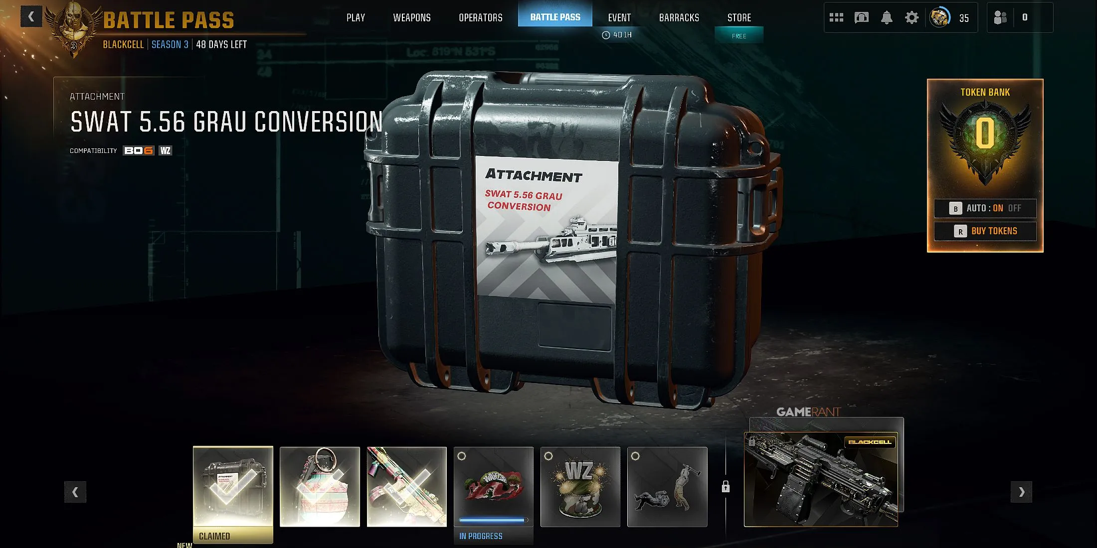 Unlock the SWAT 5.56 Grau Conversion in Warzone