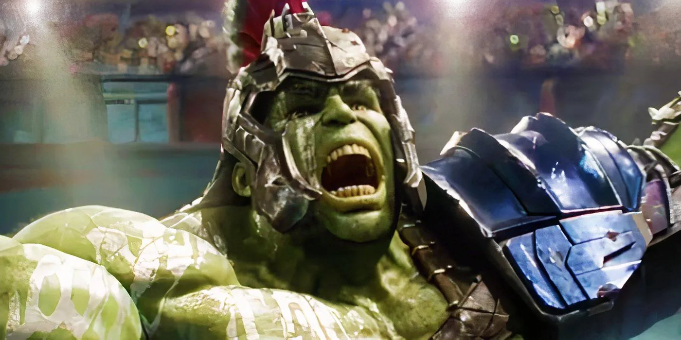 Hulk roaring in Thor: Ragnarok