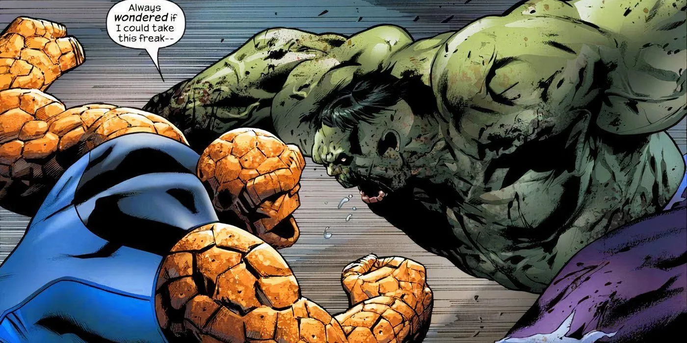 Hulk vs Thing Comic 4 Hulk vs Thing Comic 4