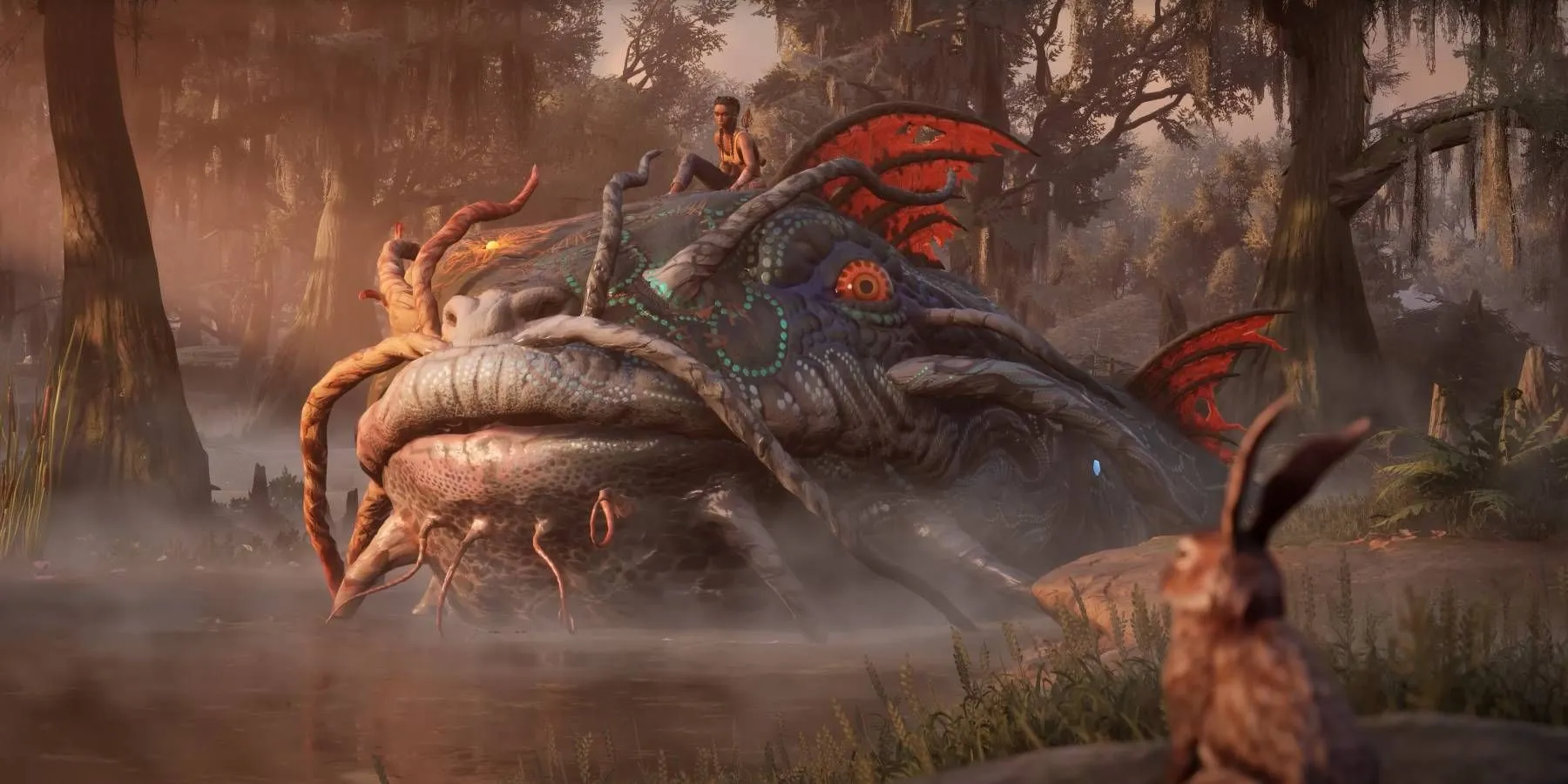 Encounter with the magical catfish. Encounter with the magical catfish.
