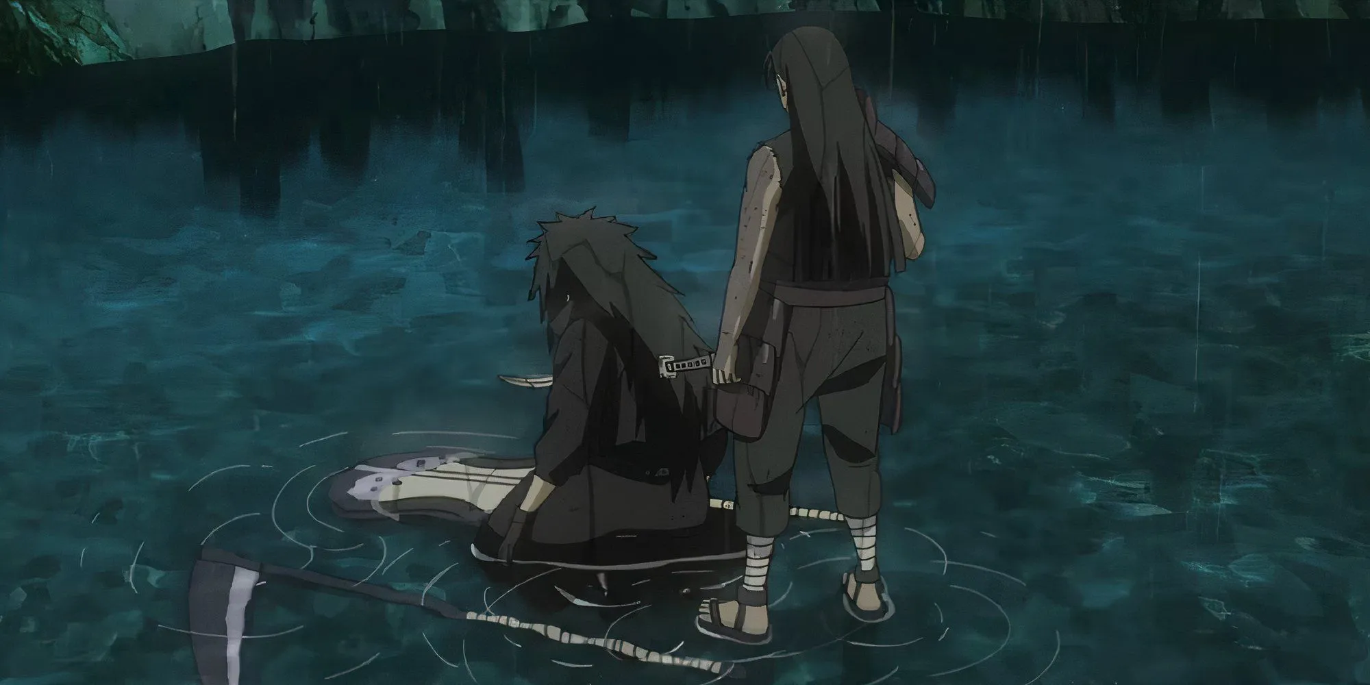 Hashirama over injured Madara