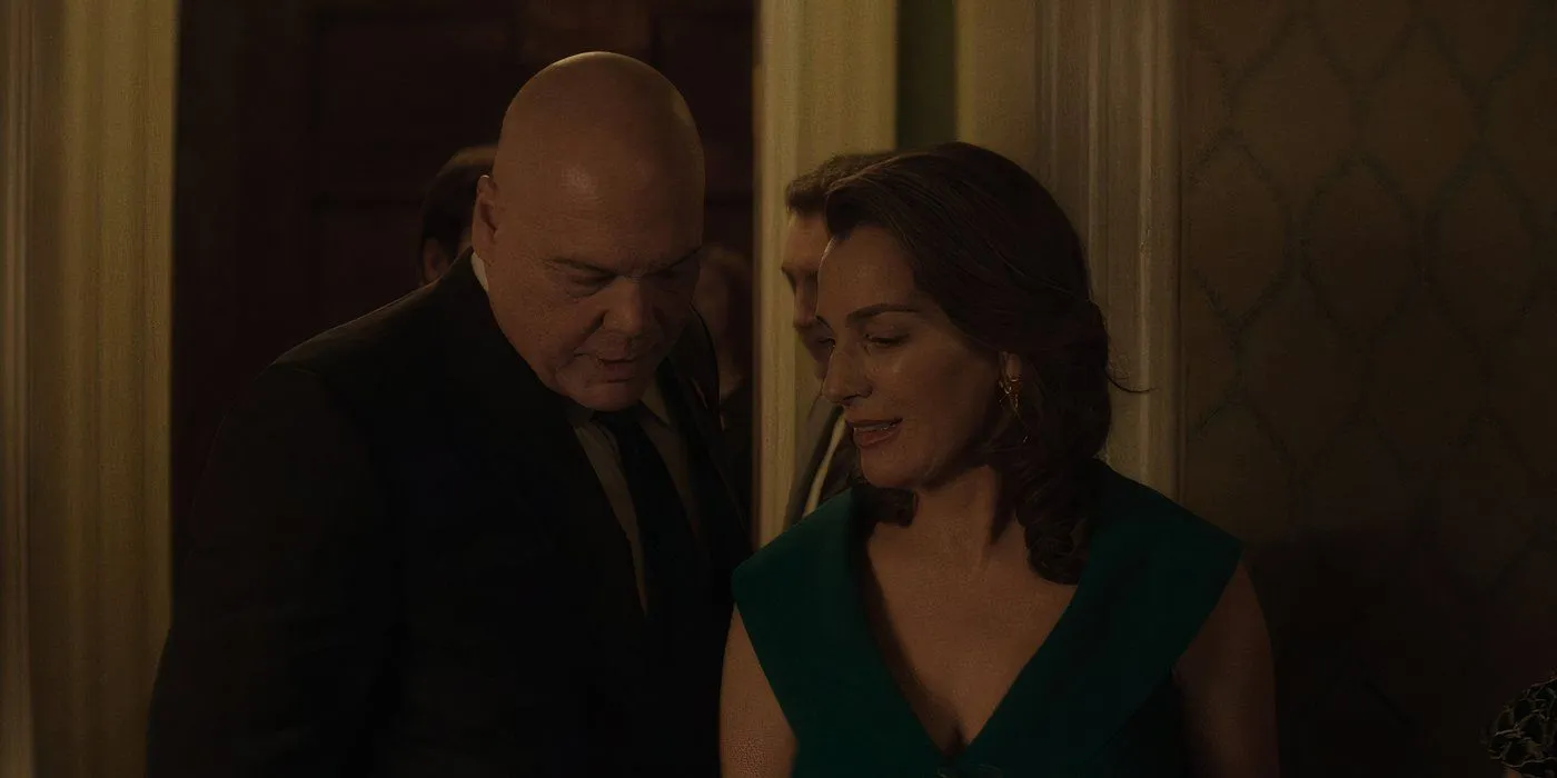 Wilson Fisk and Vanessa at the event Wilson Fisk and Vanessa at the event
