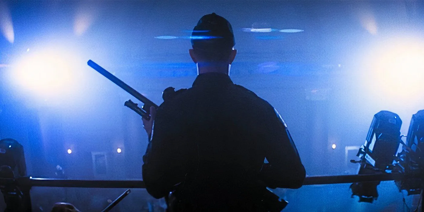 Wilson Bethel's Bullseye with a gun in Daredevil: Born Again (2025)