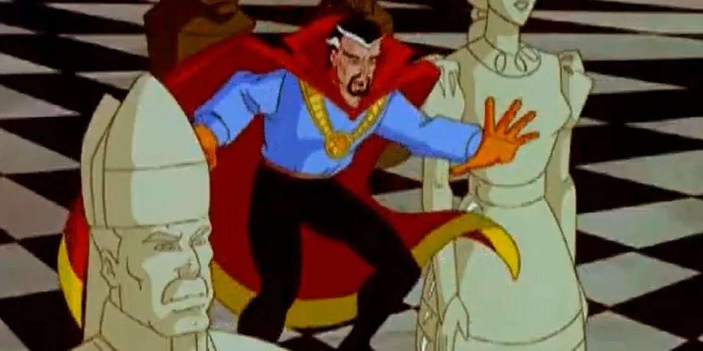 Doctor Strange on a chess board Doctor Strange on a chess board