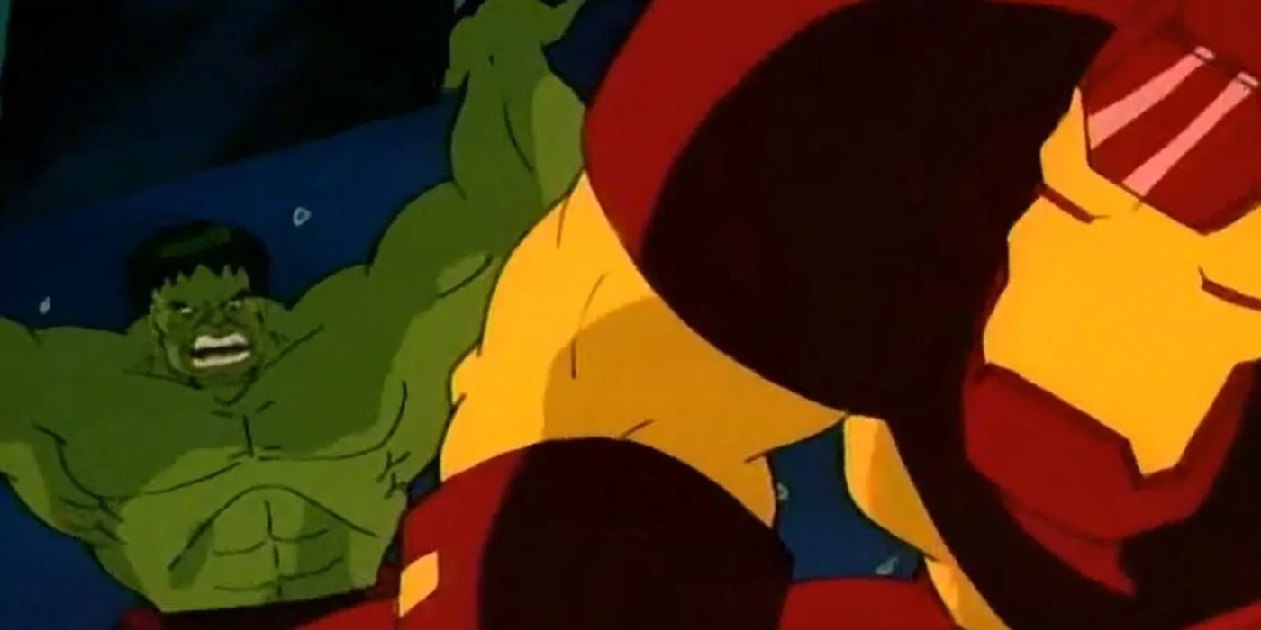 Hulk preparing to throw a car Hulk preparing to throw a car