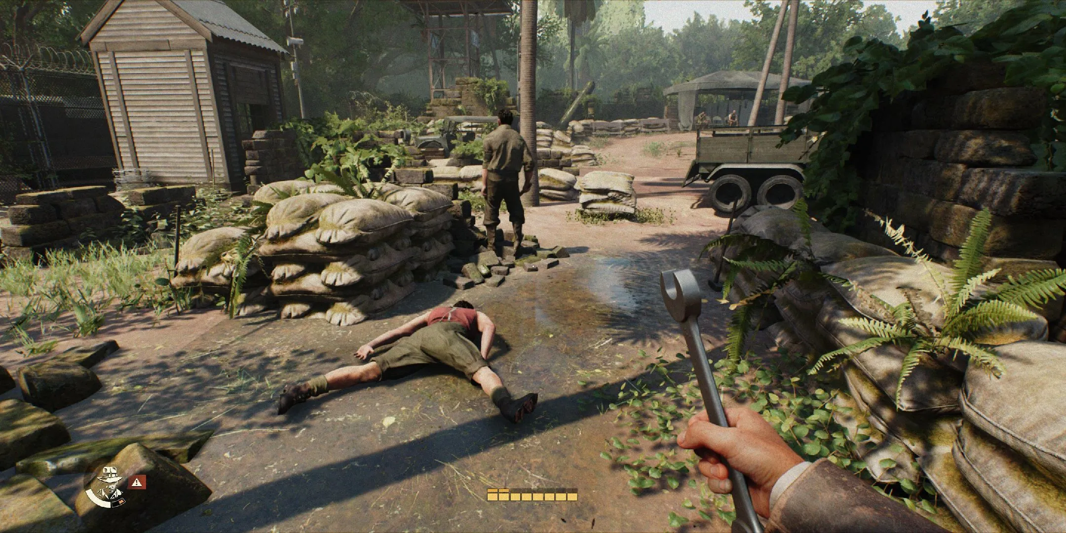 Indiana Jones with a wrench in hand Indiana Jones with a wrench in hand