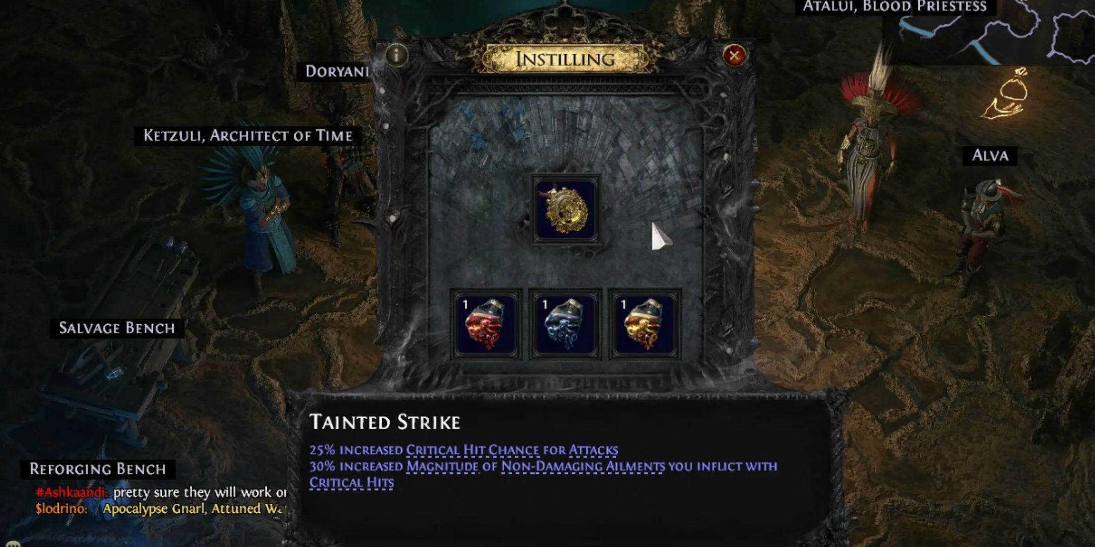 Anointing Amulet with Distilled Emotions in Path of Exile 2 Anointing Amulet with Distilled Emotions in Path of Exile 2
