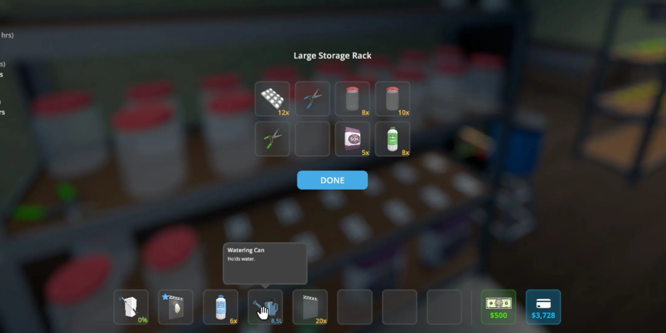 Inventory in Schedule 1