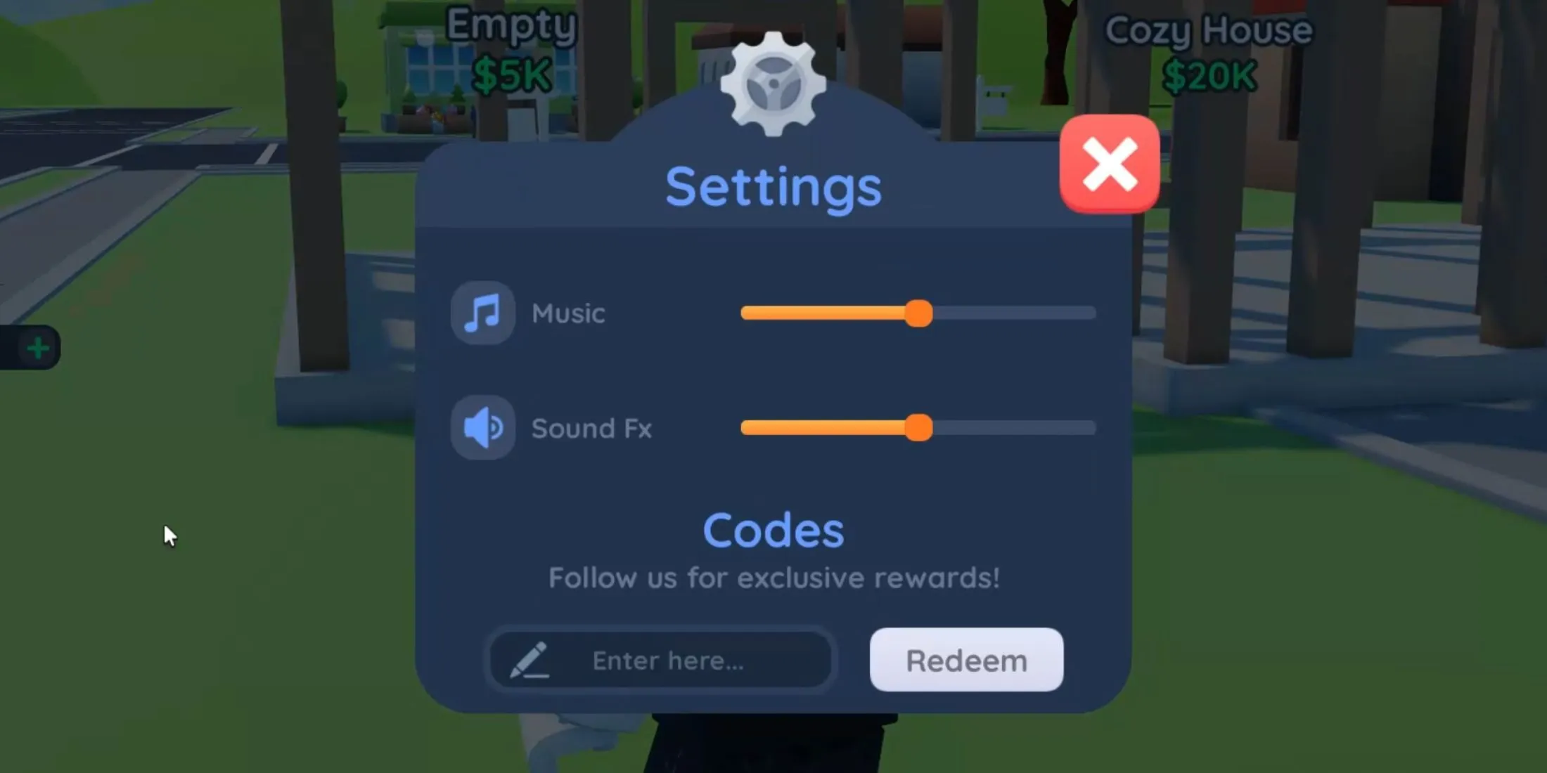 Investor City Codes Interface