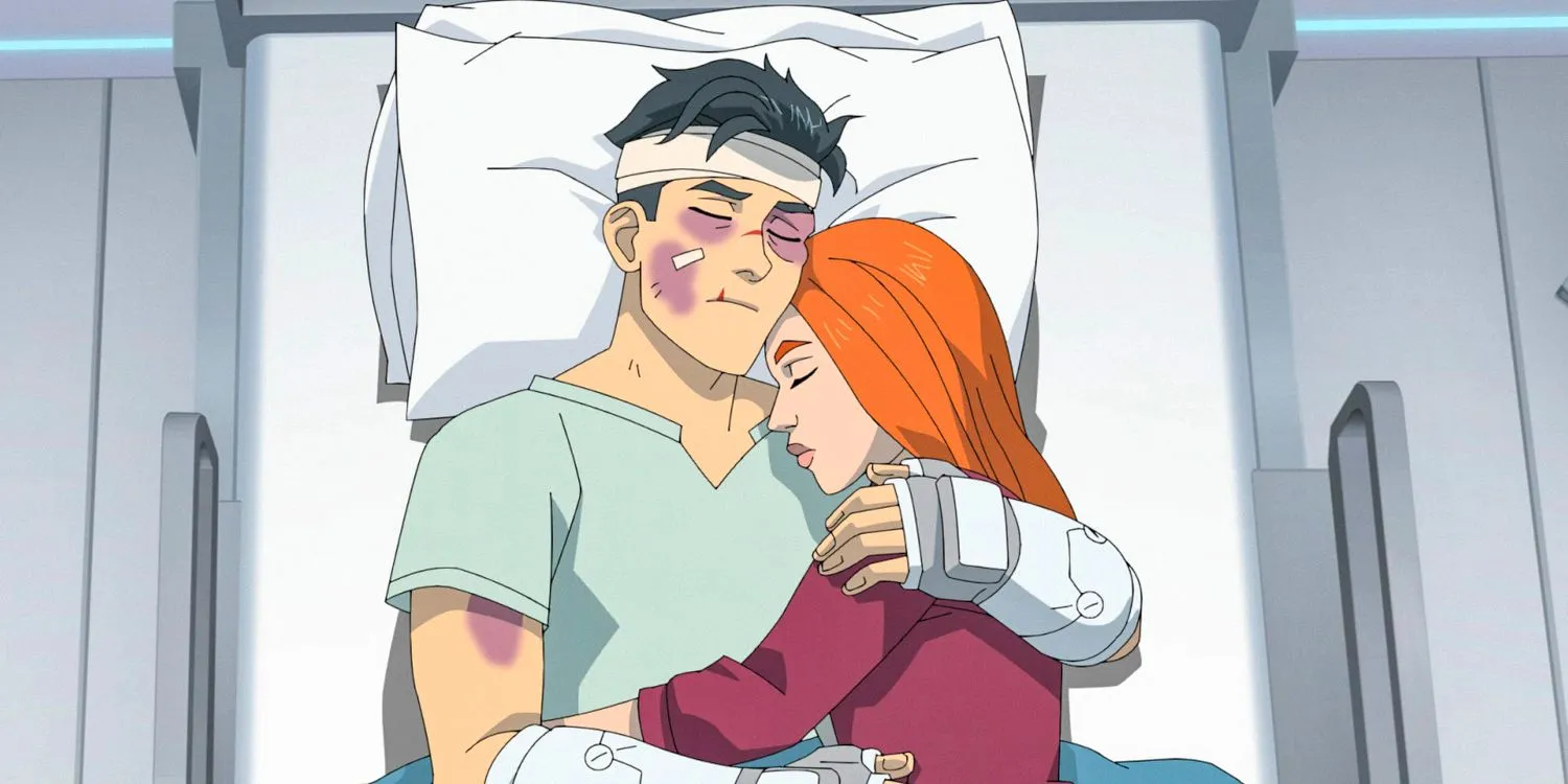 Emotionally charged moment from Invincible Season 3 Episode 8