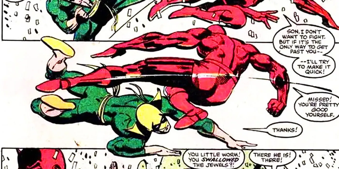 Iron Fist and Daredevil in Battle Iron Fist and Daredevil in Battle