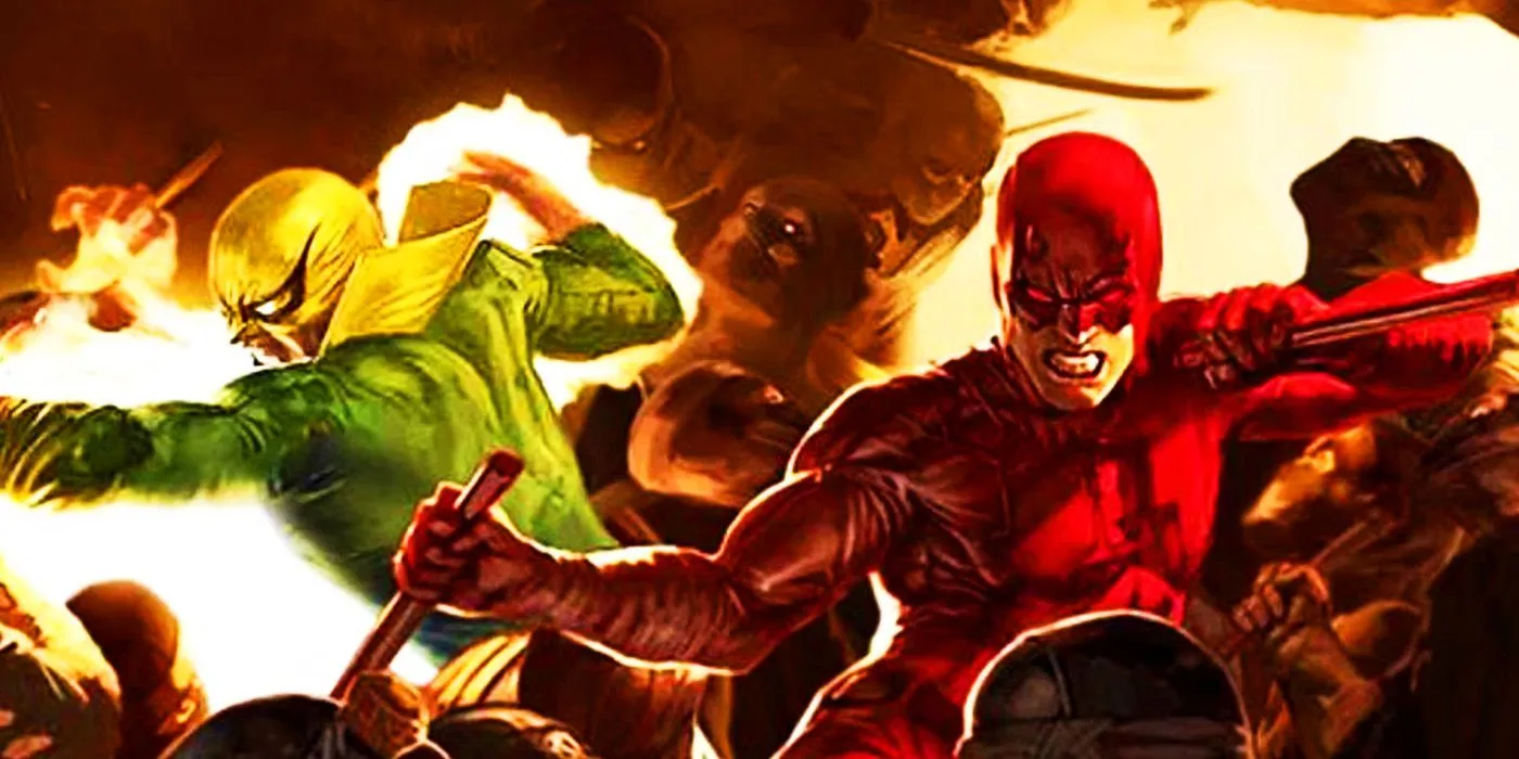 Iron Fist and Daredevil Teaming Up Iron Fist and Daredevil Teaming Up