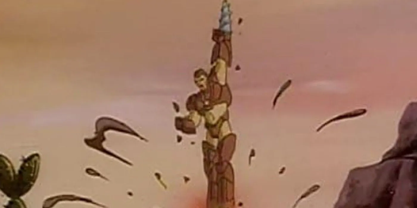 Iron Man flying Iron Man flying