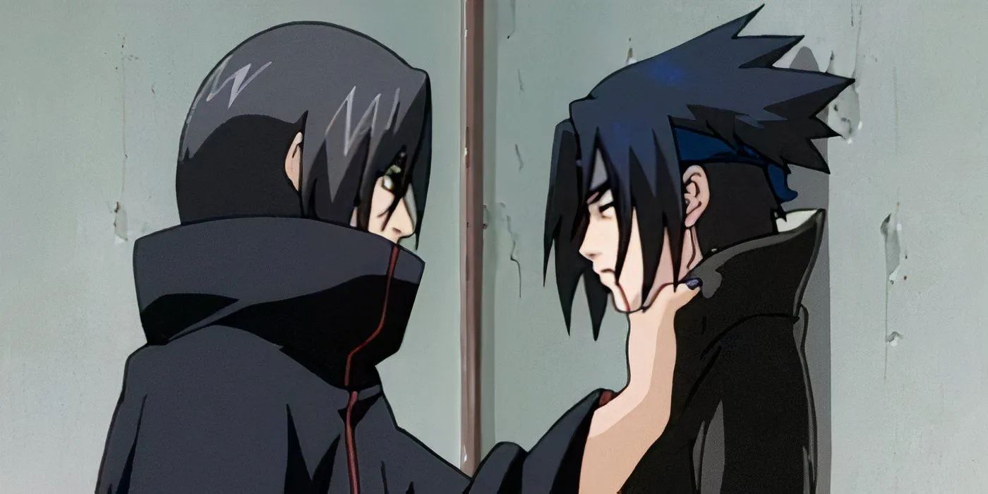 Sasuke's confrontation with Itachi.