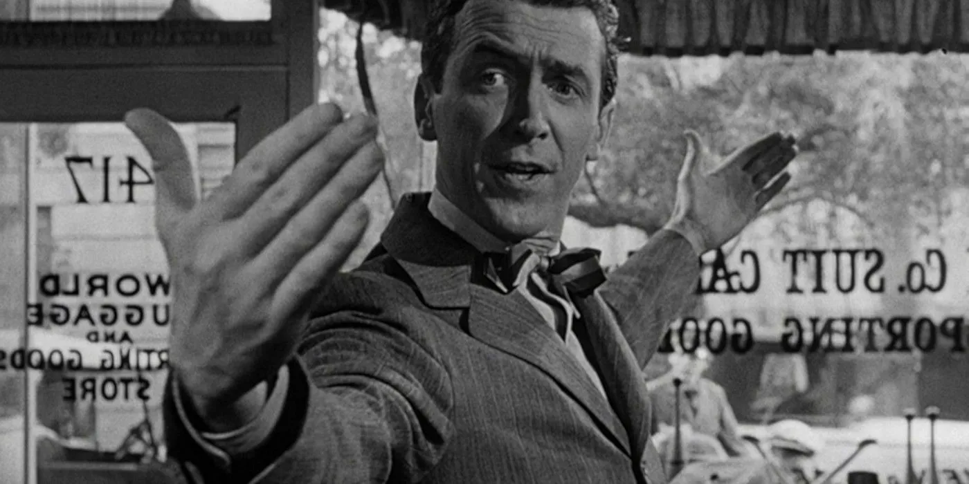 Jimmy Stewart in It's A Wonderful Life