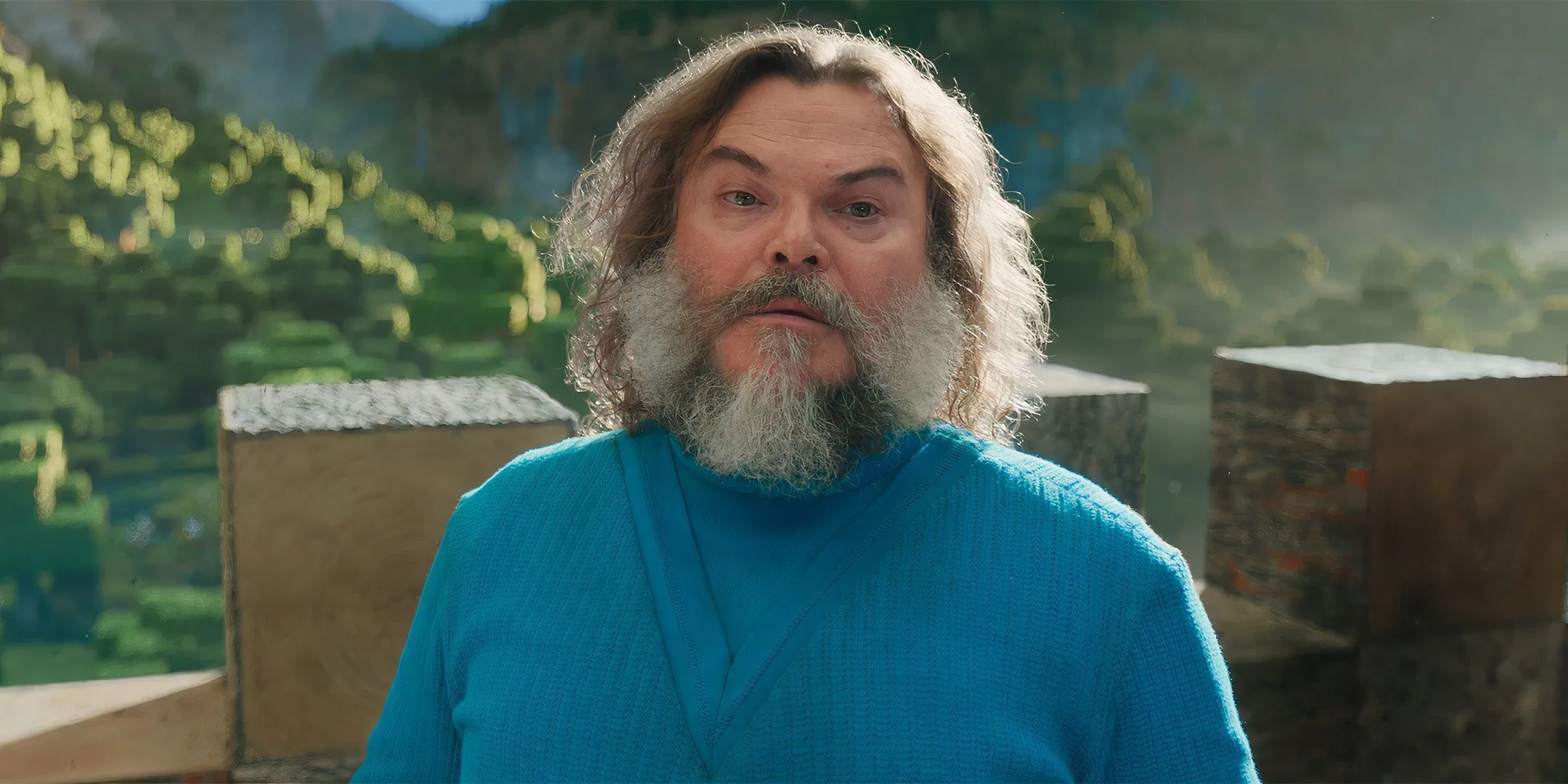 Jack Black as Steve in A Minecraft Movie