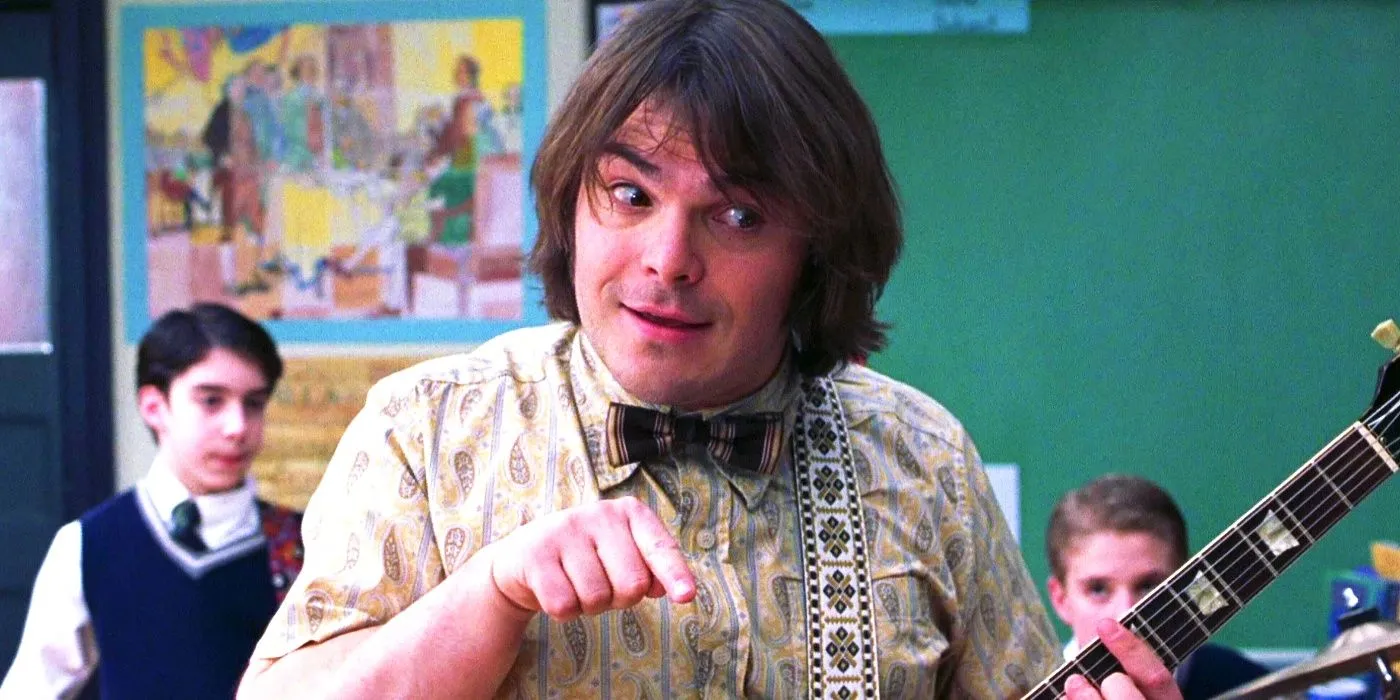 Jack Black as Dewey Finn in School of Rock