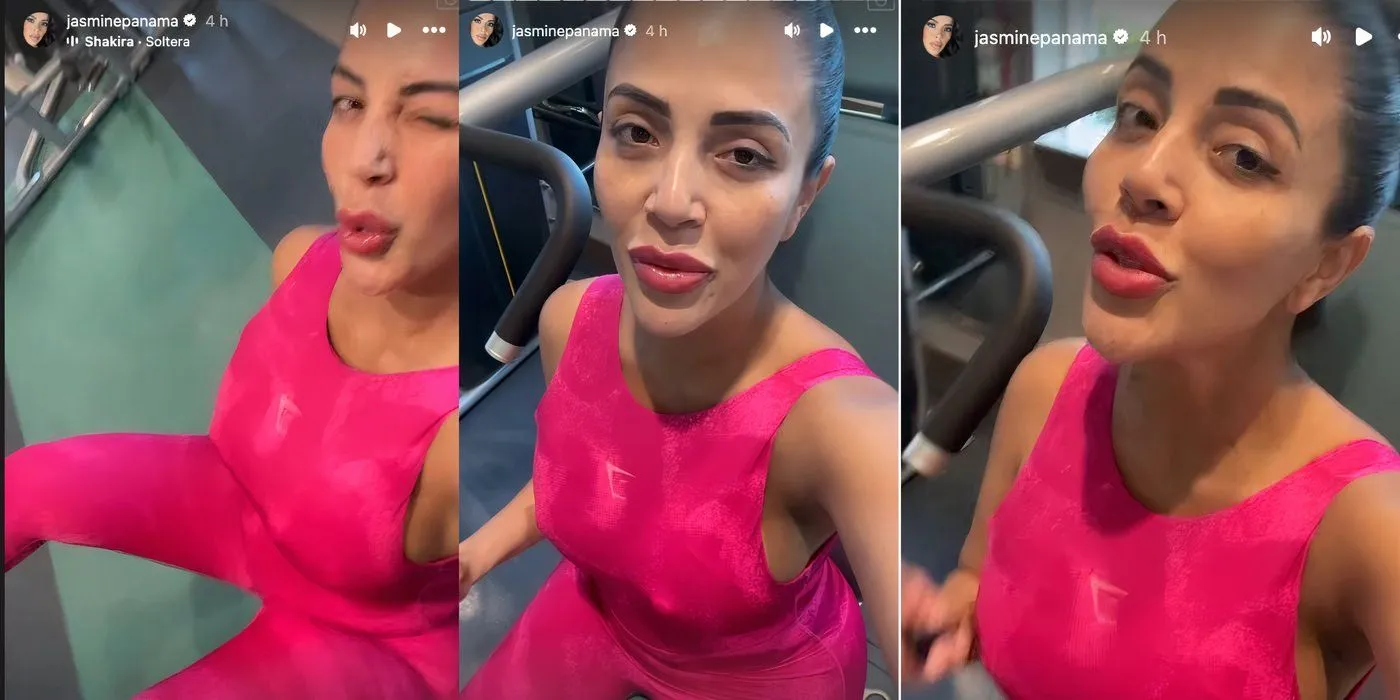 Jasmine Pineda in gym as seen in Instagram Story Jasmine Pineda in gym as seen in Instagram Story
