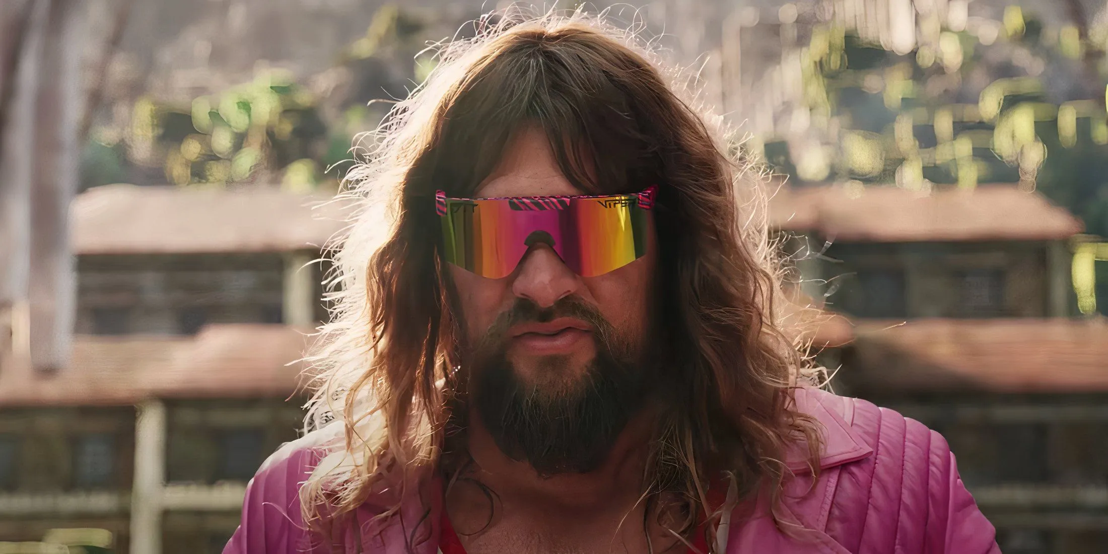 Jason Momoa as Garrett in A Minecraft Movie Jason Momoa as Garrett in A Minecraft Movie