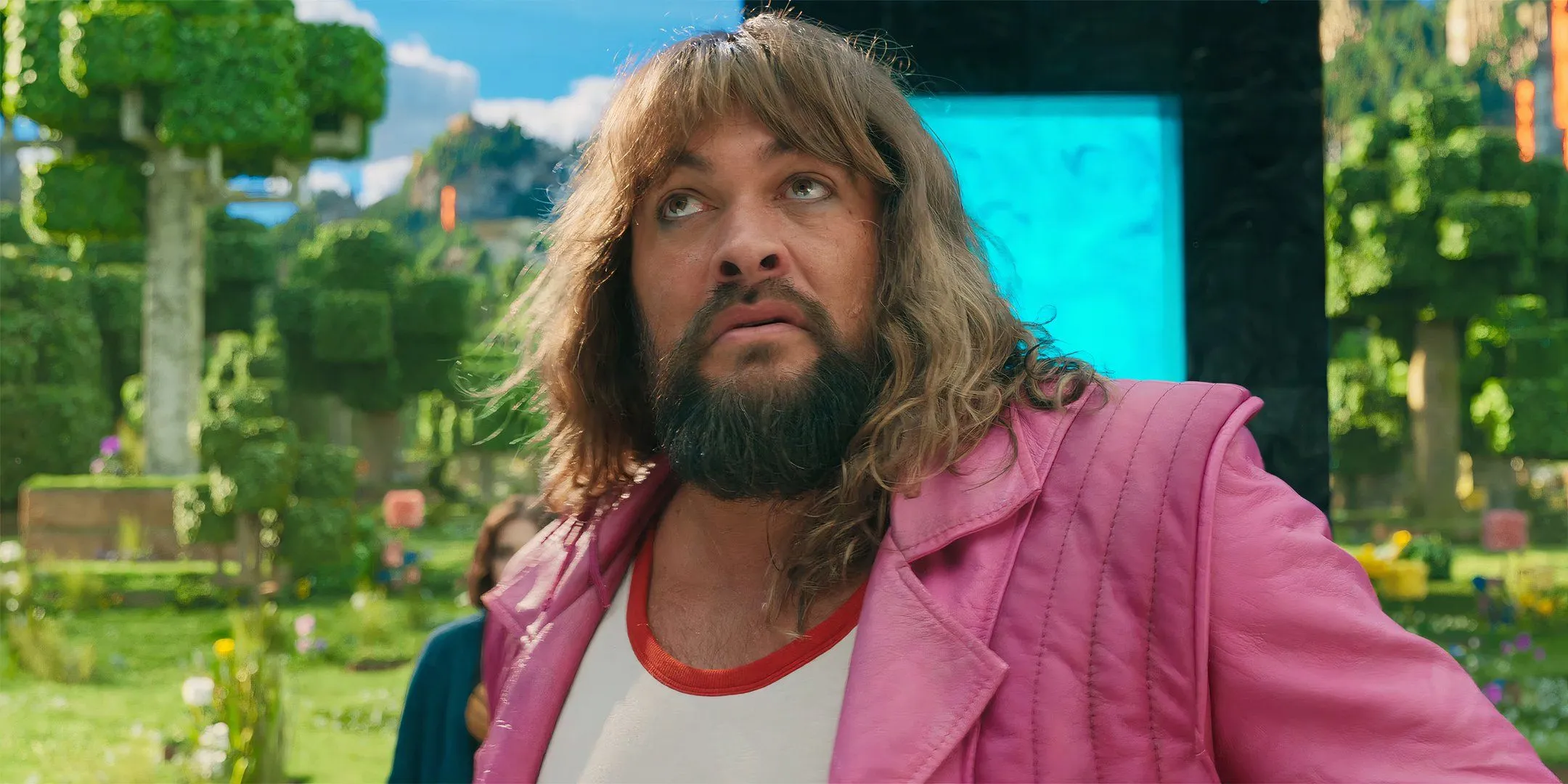 Momoa in A Minecraft Movie Momoa in A Minecraft Movie