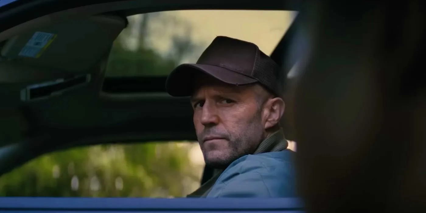 Jason Statham in A Working Man Jeep Jason Statham in A Working Man Jeep