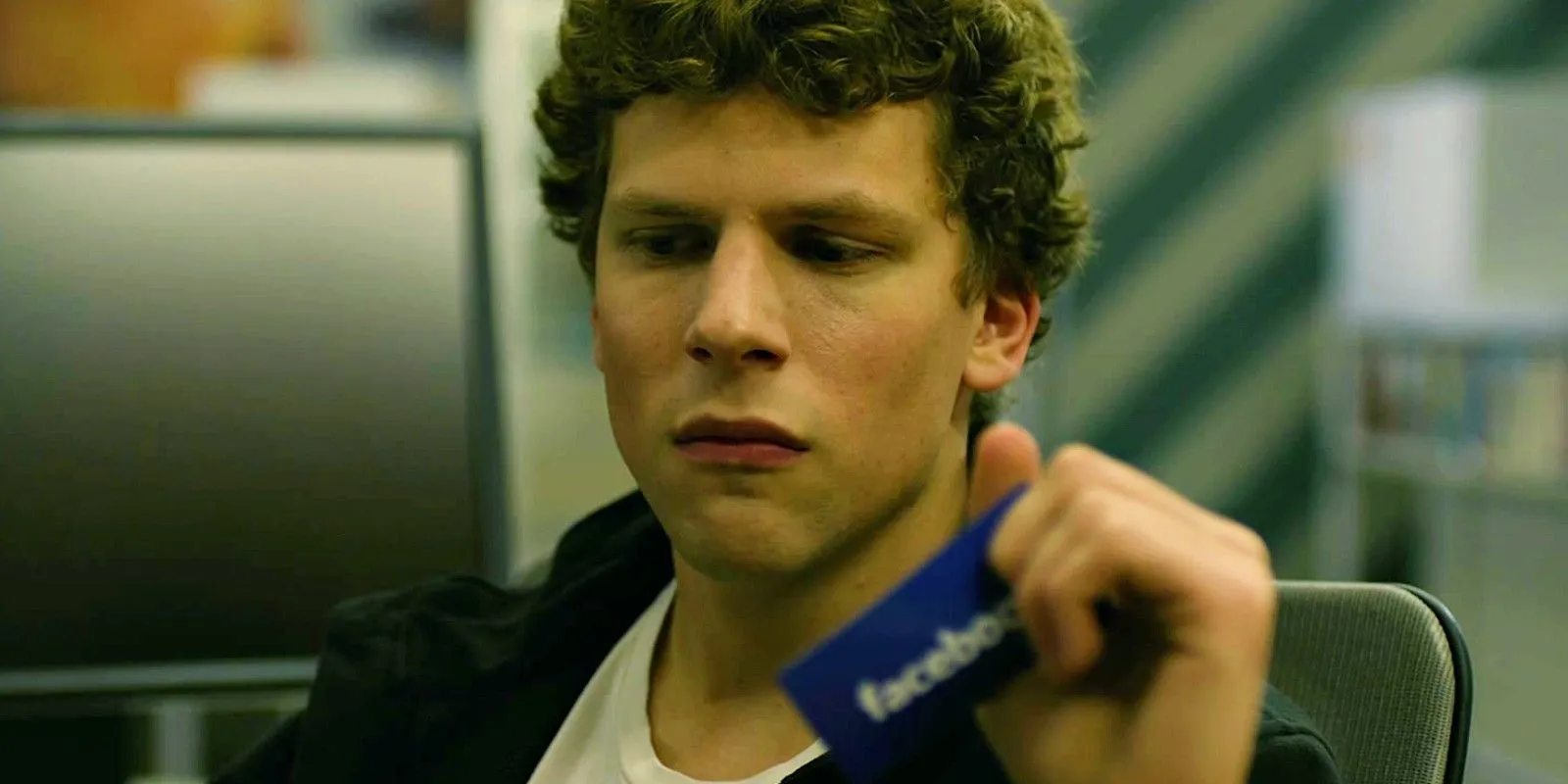 Jesse Eisenberg in The Social Network Jesse Eisenberg in The Social Network