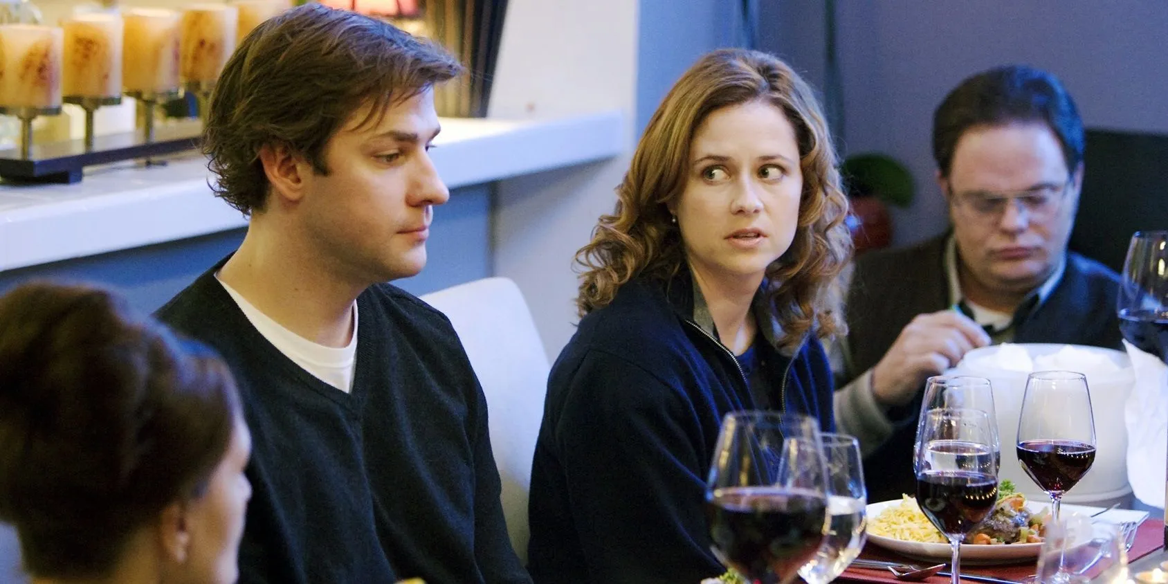 Jim and Pam in The Office