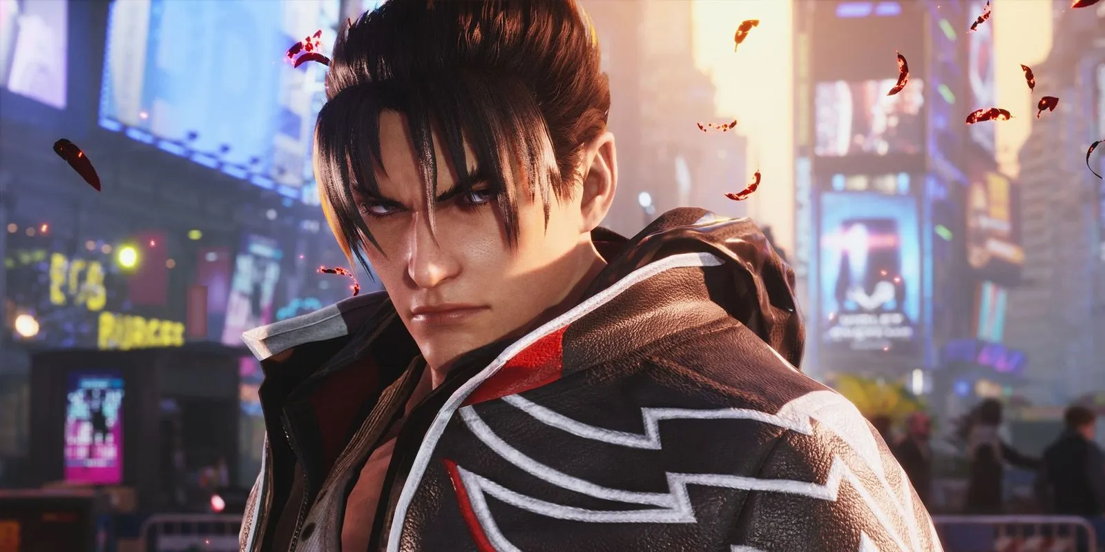 Jin Kazama Scowling in Tekken 8