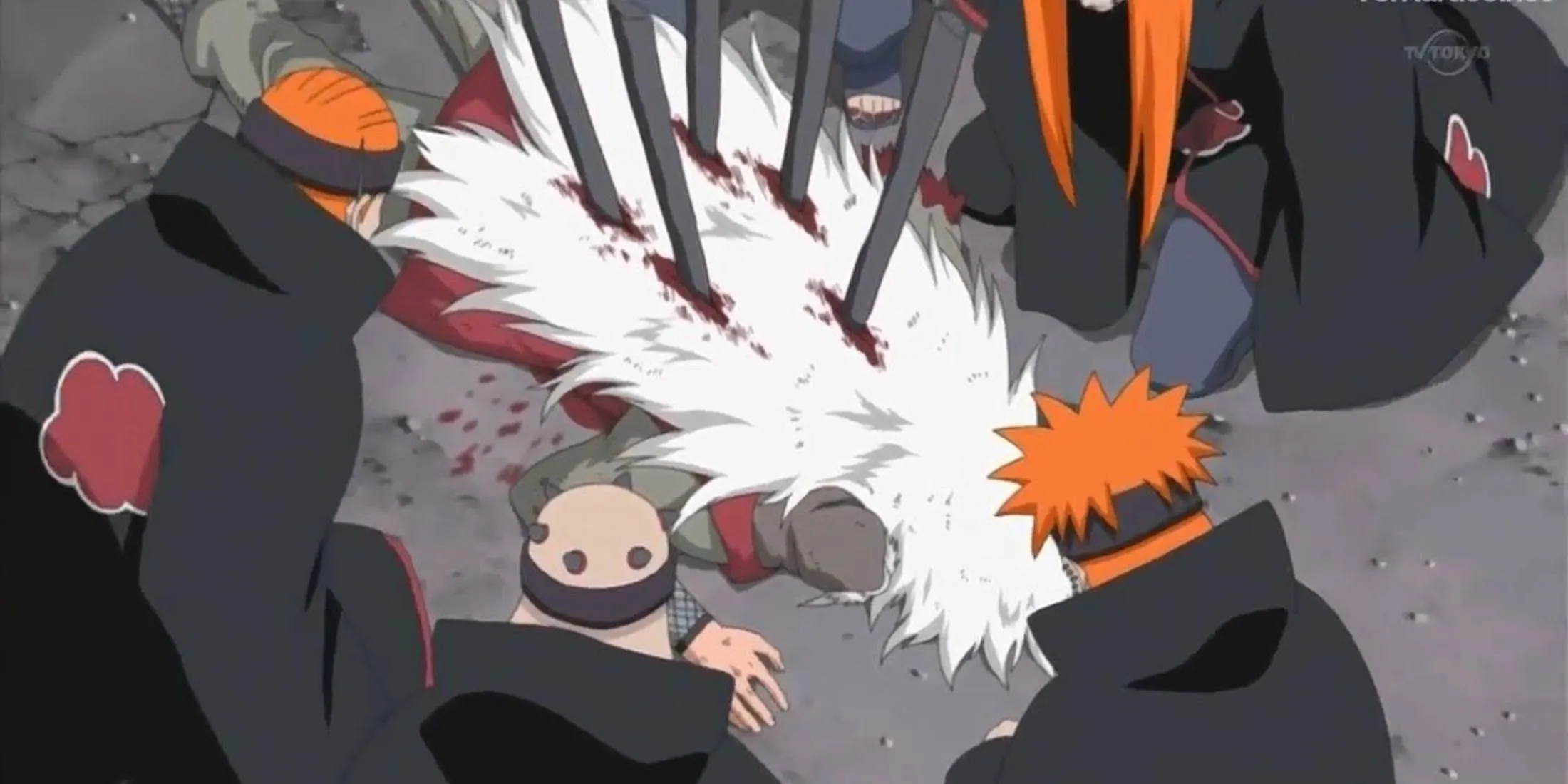 Jiraiya vs. Pain battle Jiraiya vs. Pain battle