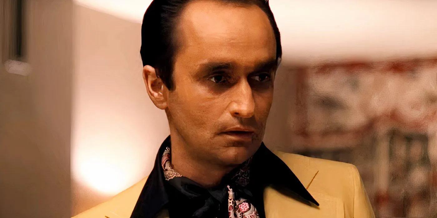 John Cazale as Fredo looking shocked in The Godfather. John Cazale as Fredo looking shocked in The Godfather.