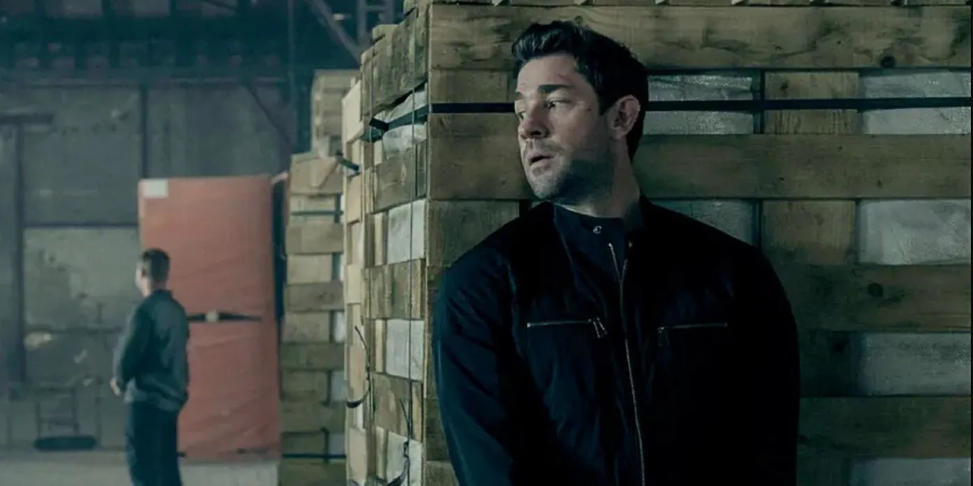 John Krasinski hiding in Jack Ryan