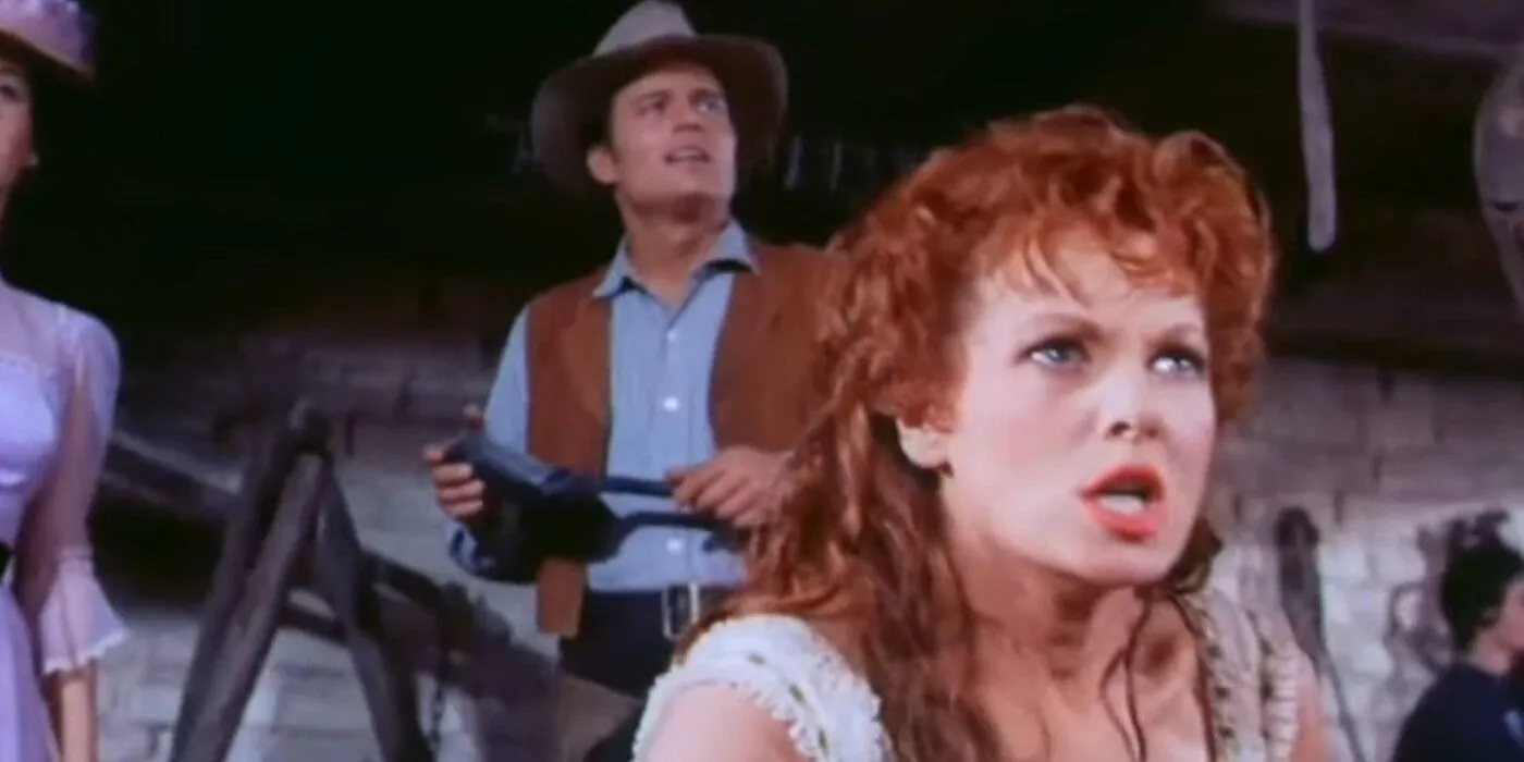 Maureen O'Hara as Katherine in McLintock!