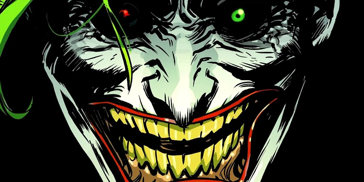 The Joker looking evil The Joker looking evil