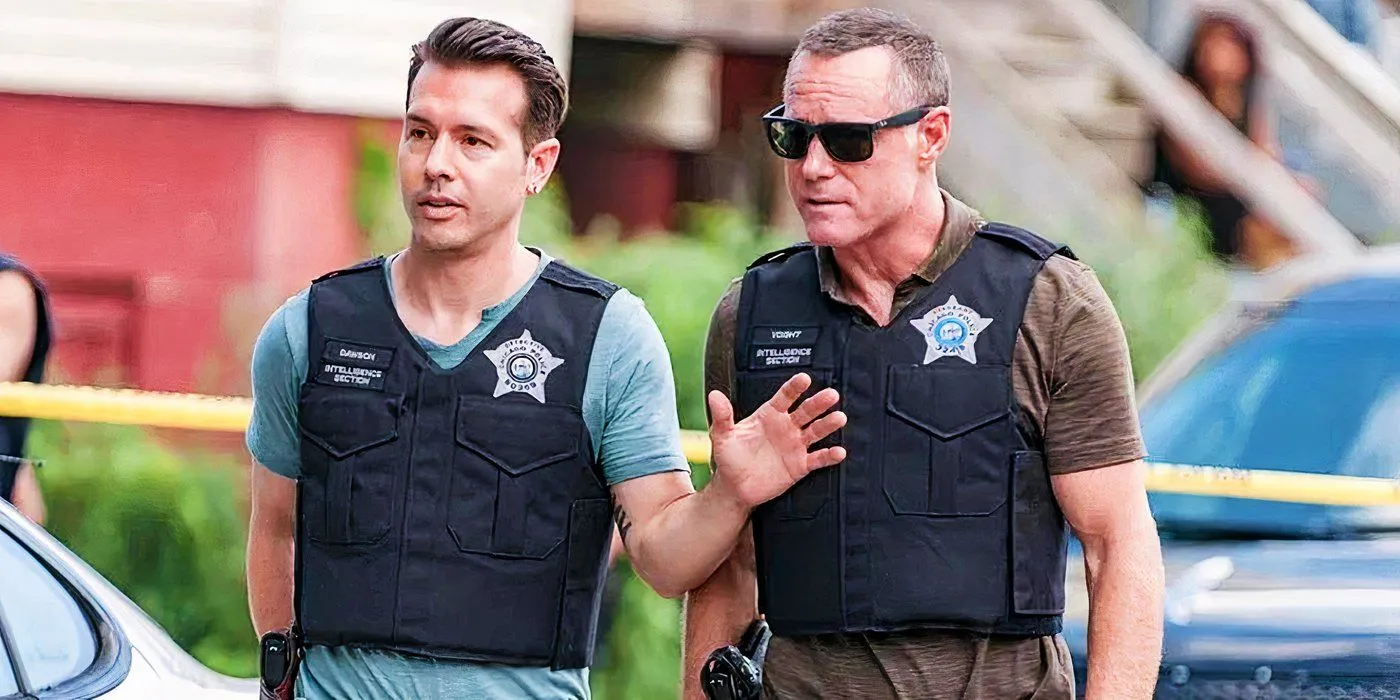 Jon Seda as Antonio Dawson and Jason Beghe as Hank Voight in Chicago PD Jon Seda as Antonio Dawson and Jason Beghe as Hank Voight in Chicago PD
