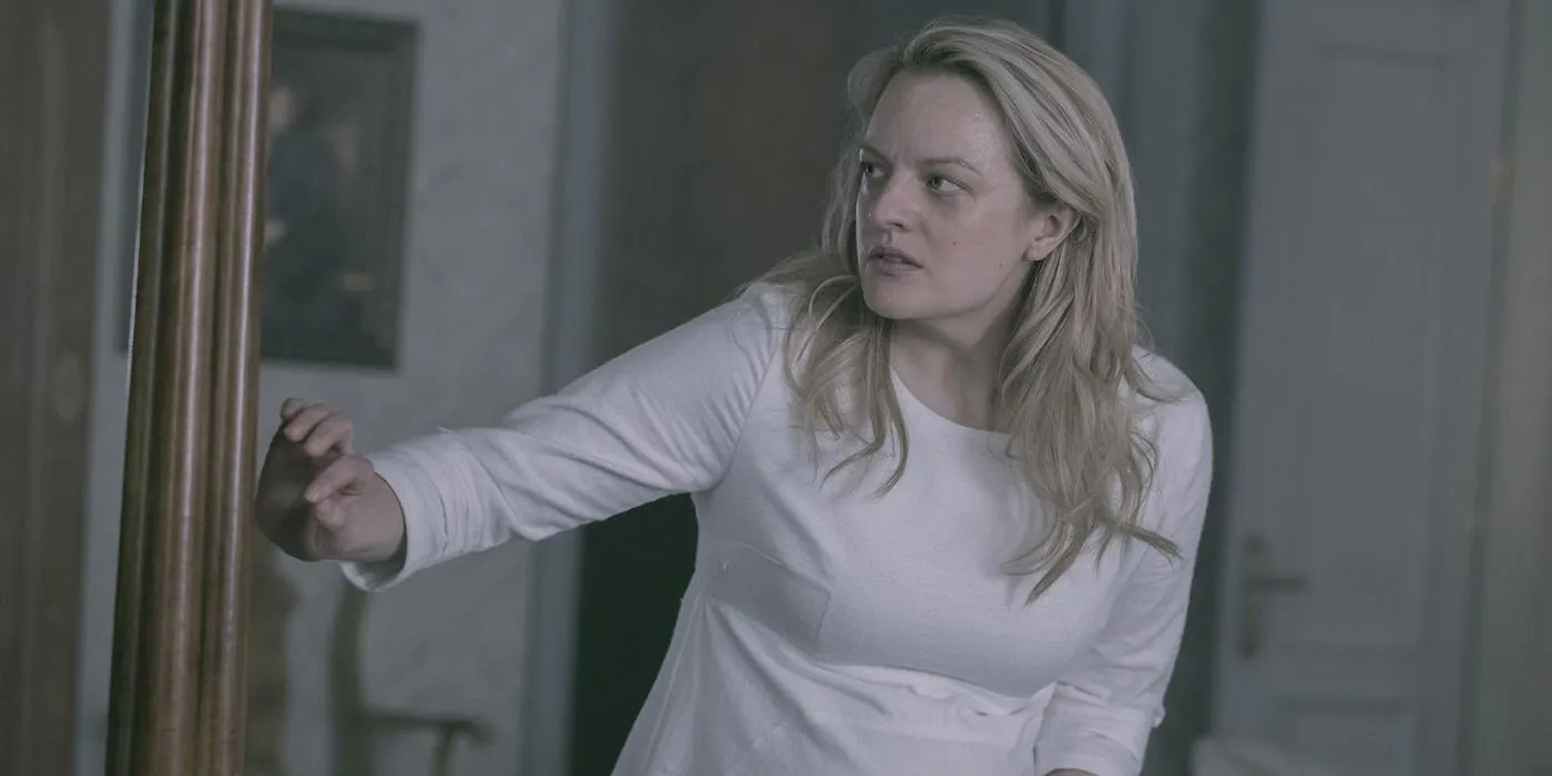 June walking pregnant in The Handmaid's Tale Season 2 Episode 10 The Last Ceremony