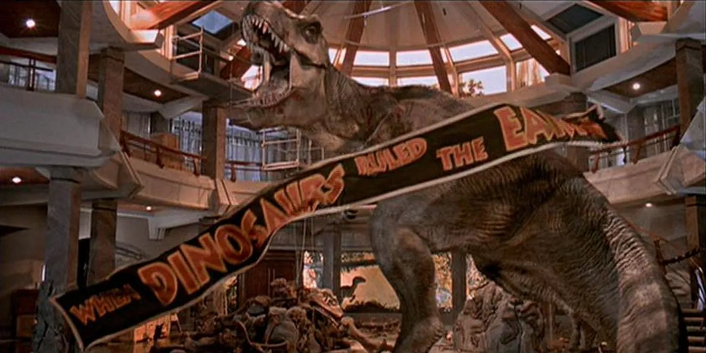 T-Rex in visitor center