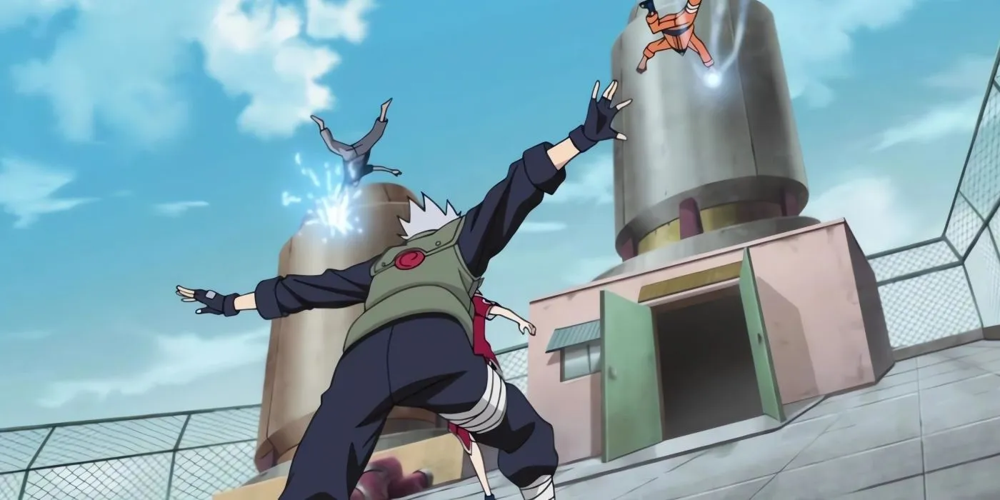 Kakashi intervenes Kakashi intervenes