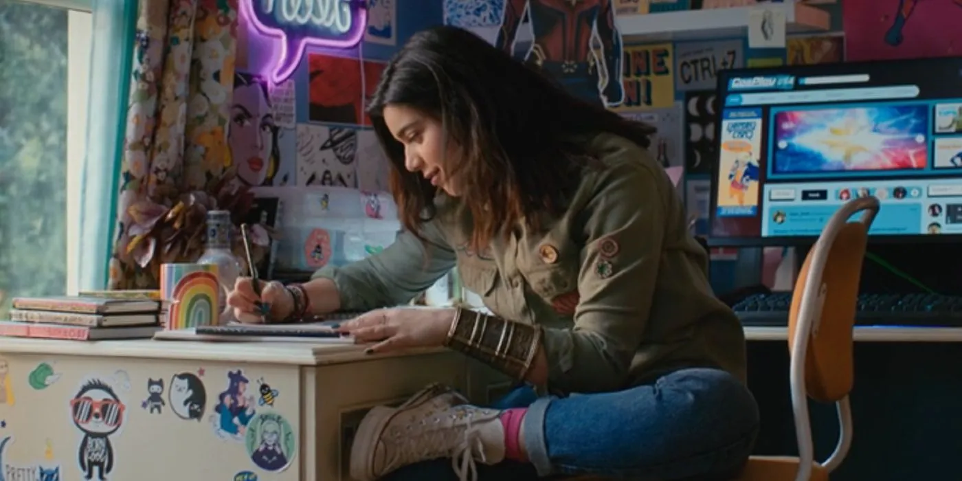 Kamala Khan Drawing Kamala Khan Drawing