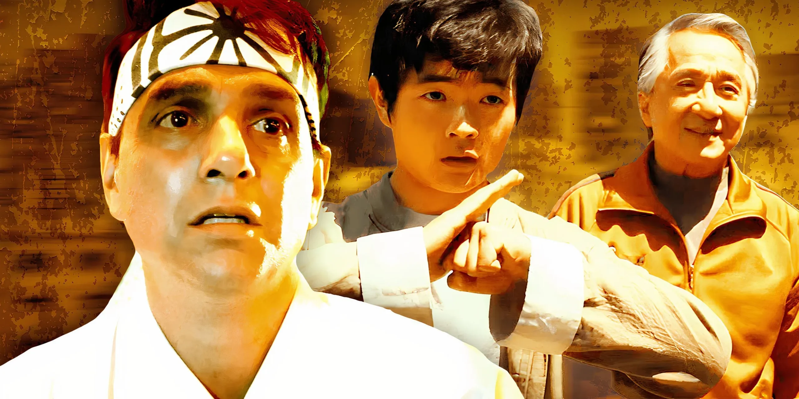 Karate Kid: Legends에 출연한 Daniel LaRusso, Li Fong, Mr. Han의 작품입니다. Karate Kid: Legends에 출연한 Daniel LaRusso, Li Fong, Mr. Han의 작품입니다.