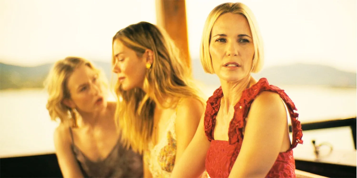 Kate, Jac, and Laurie in The White Lotus season 2 finale