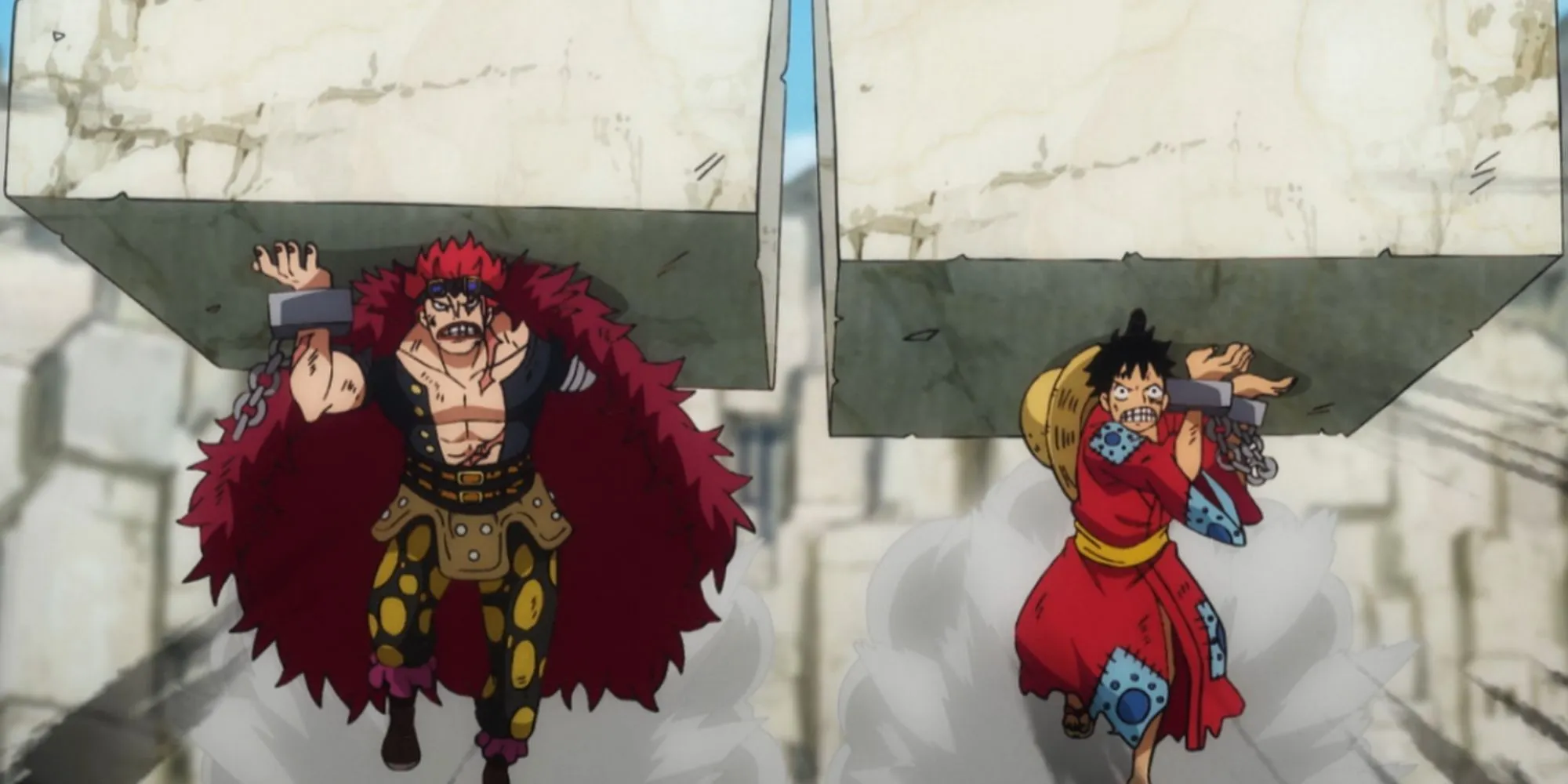 Eustass Kid and Luffy