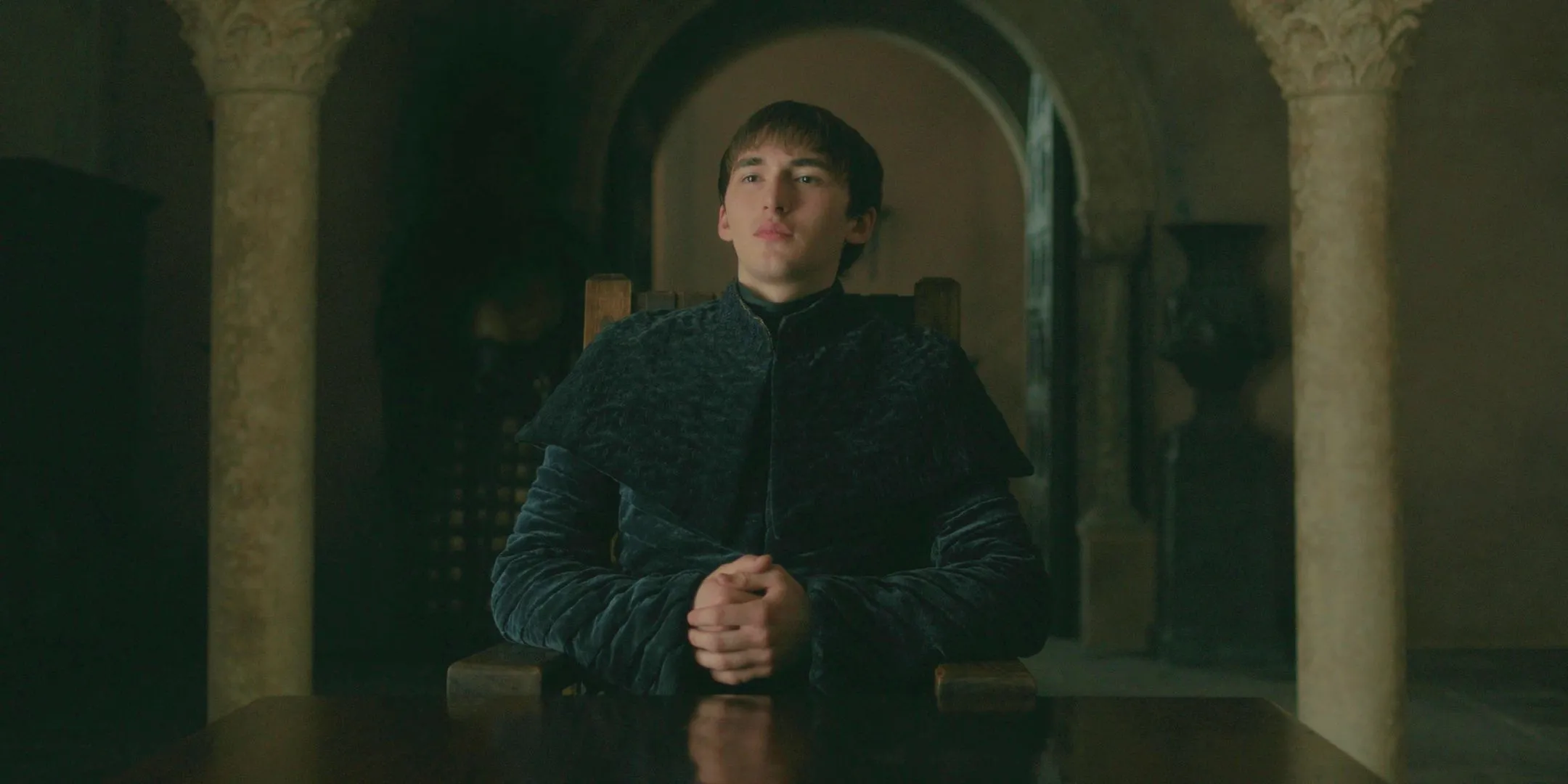 King Bran Stark at the council meeting